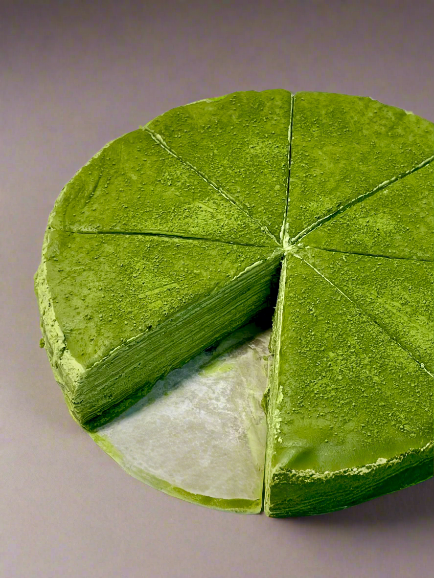 Matcha crepe cake