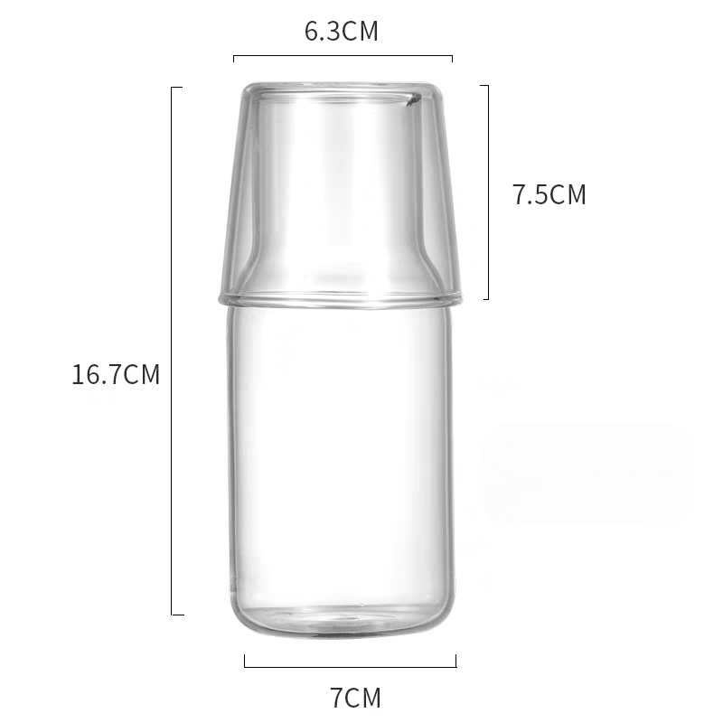 Glass cup set