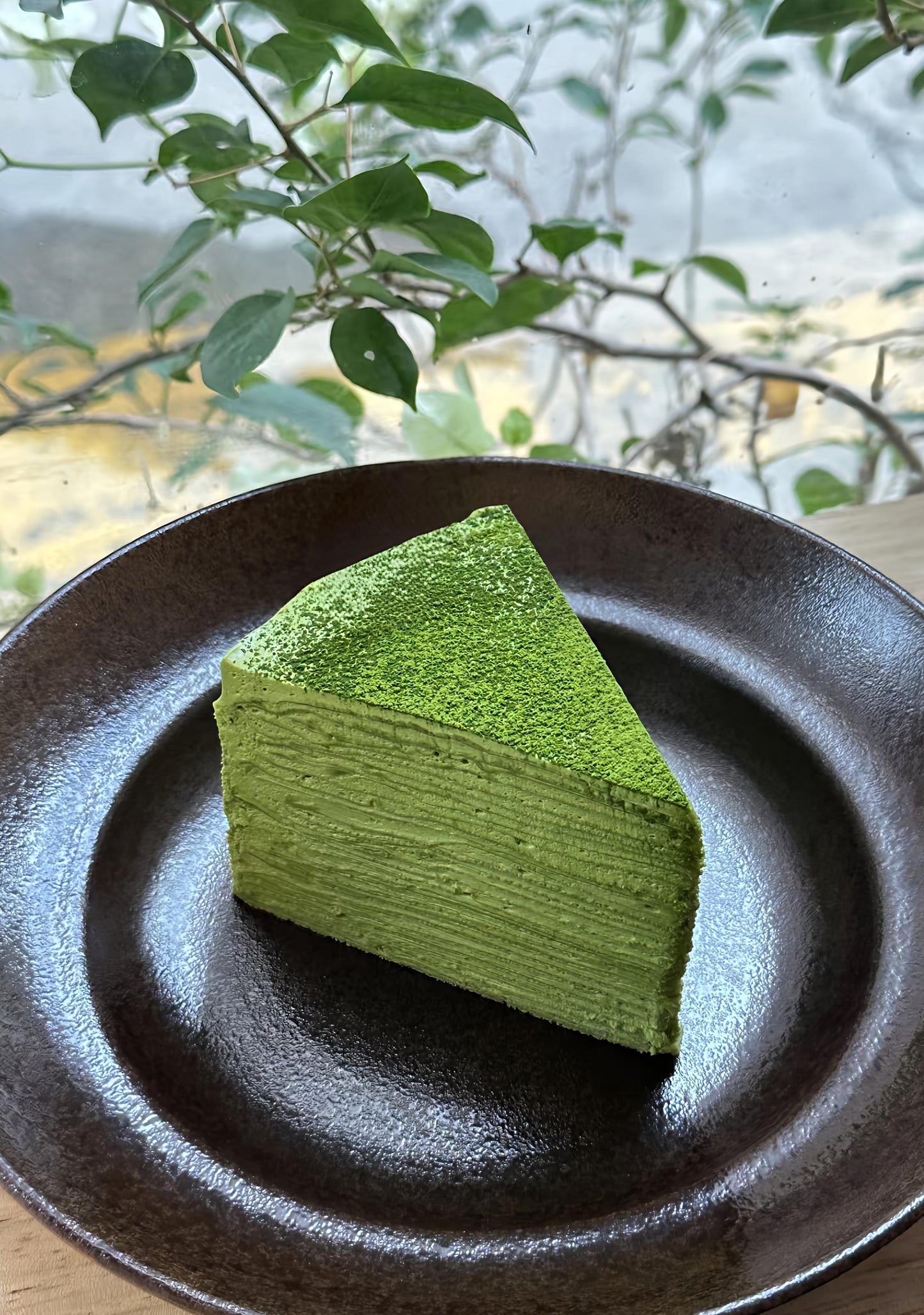 Matcha crepe cake