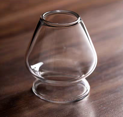Matcha-whisk holder glass