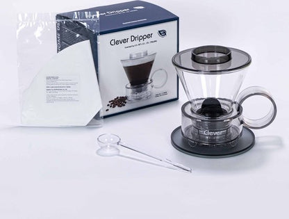Clever Dripper - Glass 500ml Transluscent Gray